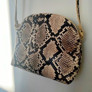 $5 add on! Snakeskin small purse